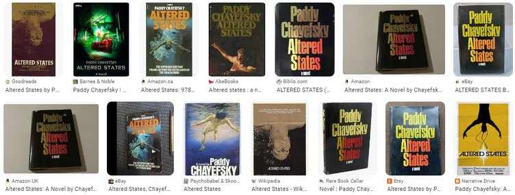 Altered States By Paddy Chayefsky - Summary And Review