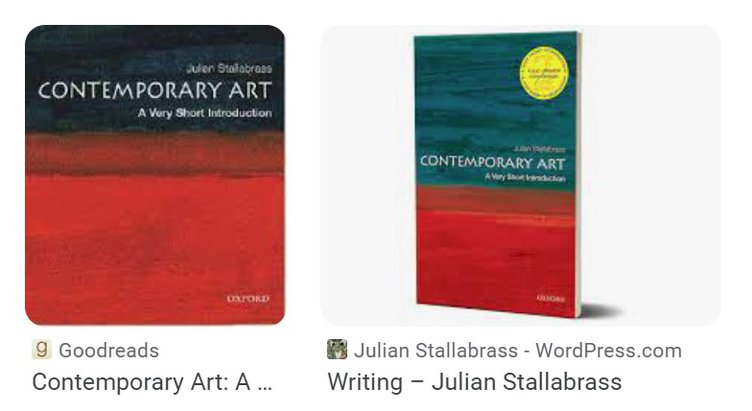 Contemporary Art: From Postmodernism to the Present by Julian Stallabrass - Summary and Review
