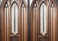 Neo-Gothic Style Interior and Exterior Security Doors