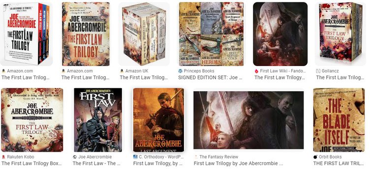 The First Law Trilogy by Joe Abercrombie - Summary and Review