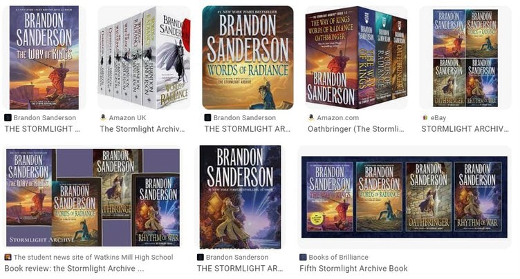 The Stormlight Archive Series by Brandon Sanderson - Summary and Review