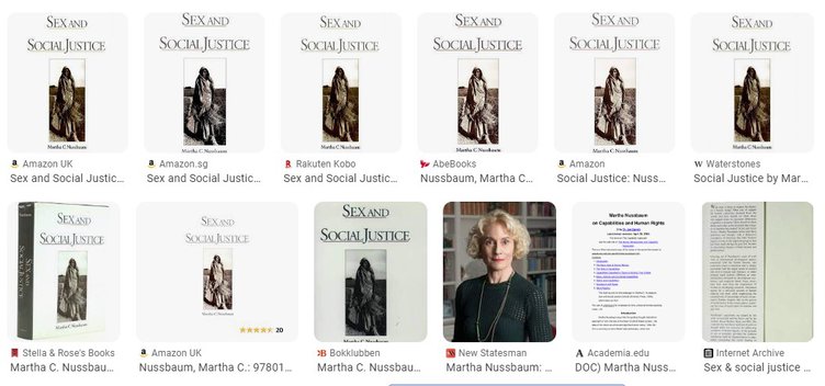 Nussbaum's Sex and Social Justice - Summary and Review