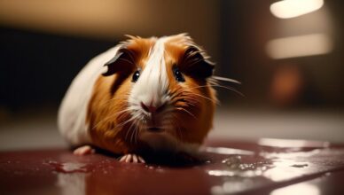 skin inflammation in guinea pigs