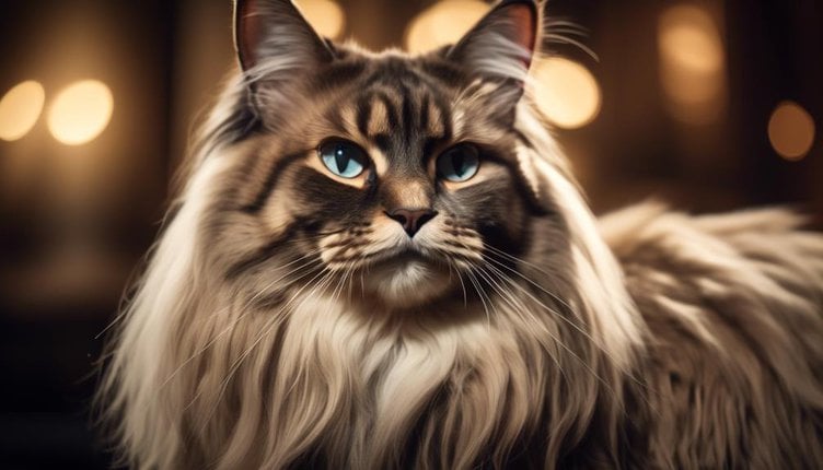 large long haired cat