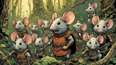 mouse warriors protect their kingdom