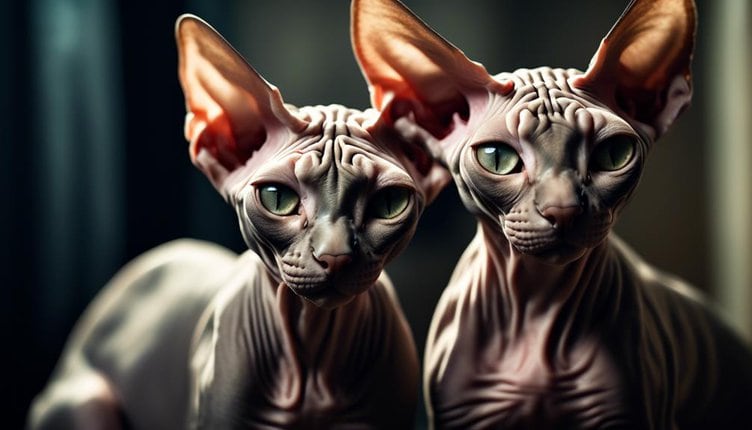 mysterious hairless cat breed